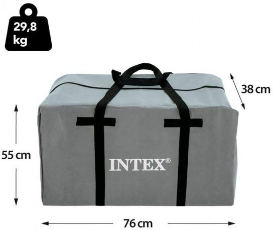 Intex Mariner 3 Inflatable Dinghy Boat With Oars and Pump