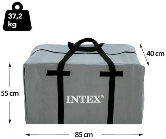 Intex Mariner 4 Inflatable Dinghy Boat With Oars and Pump
