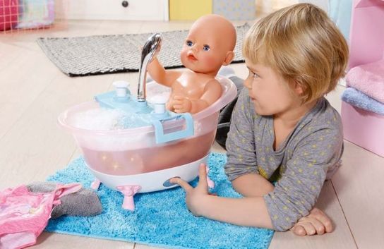 Zapf Creation Baby Born Interactive Bathtub with Foam