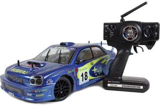 Radio Controlled 1:10 Scale Nitro Powered 2 Speed Subaru Impreza Pro
