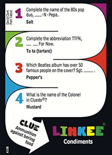 Linkee Trivia Game by Ideal