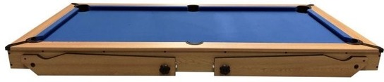 6ft Rolling Lay Flat Pool Table by BCE