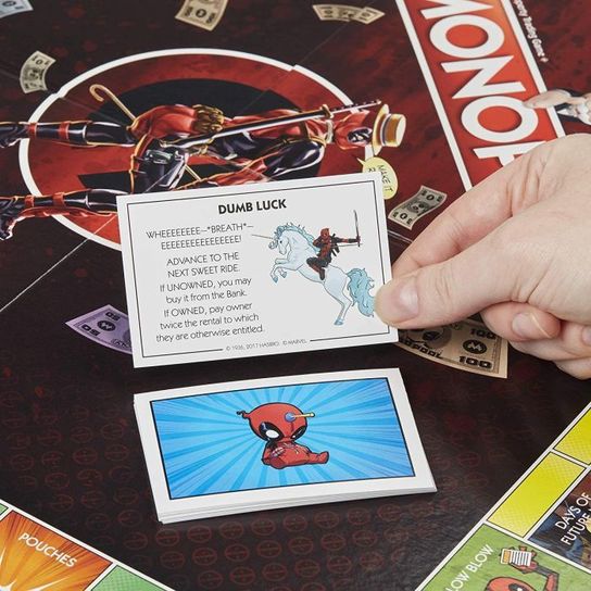 Hasbro Monopoly Deadpool Board Game