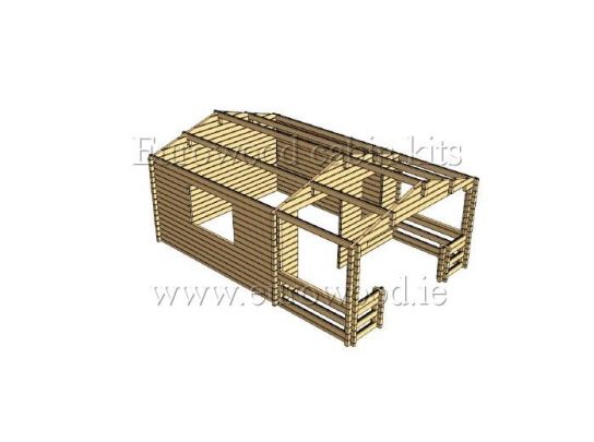 Manchester Log Cabin 4m x 5.9m