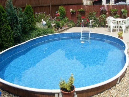 Deluxe Oval Splasher Pool With Sand Filter - 18ft x 12ft