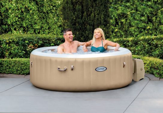 Intex PureSpa Bubble 4 Person Inflatable Hot Tub