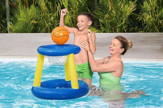 Splash N Hoop Inflatable Basketball Swimming Set