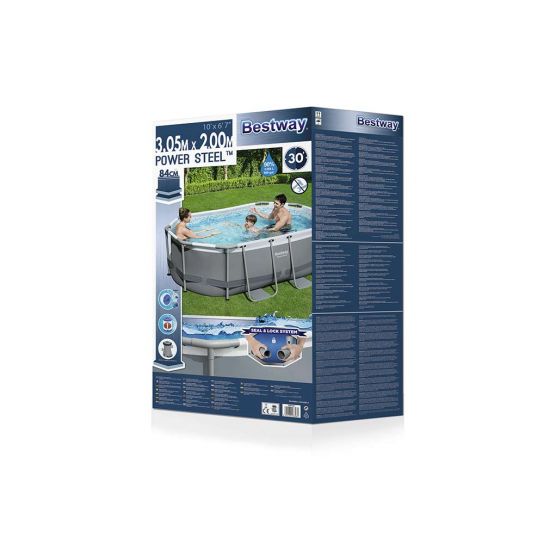 Power Steel Pool - 5614A - 10ft x 6ft 7in x 33in by Bestway