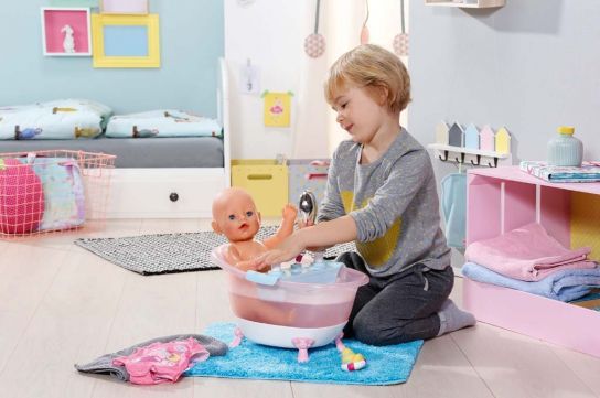 Zapf Creation Baby Born Interactive Bathtub with Foam
