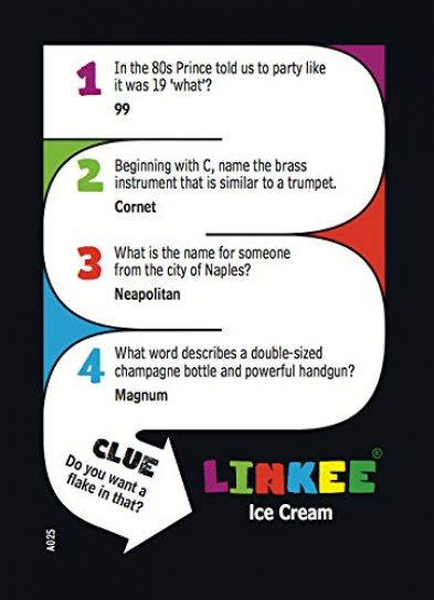 Linkee Trivia Game by Ideal