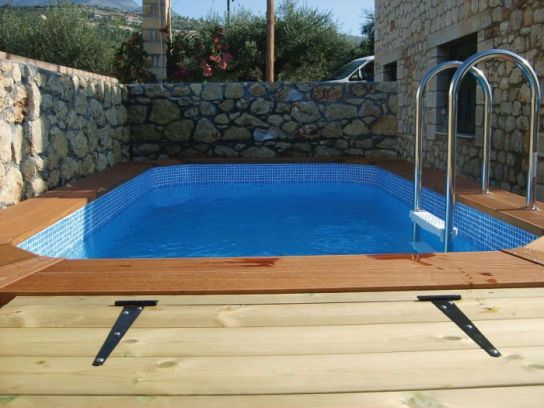 Wooden Exercise Pool With 1.6kW Badu Perla Jet - 2.4m x 3.9m