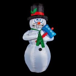 2.1m Inflatable Shivering Snowman