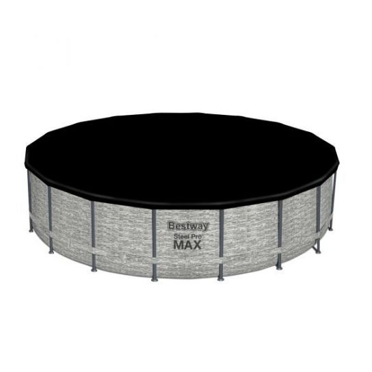 Bestway Steel Pro MAX Stone 18' x 48"/5.49m x 1.22m Pool Inc Pump & Ladder