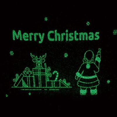 Animated Laser with Santa Painting MERRY CHRISTMAS