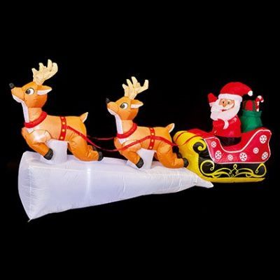 2.4m Inflatable Santa Sleigh