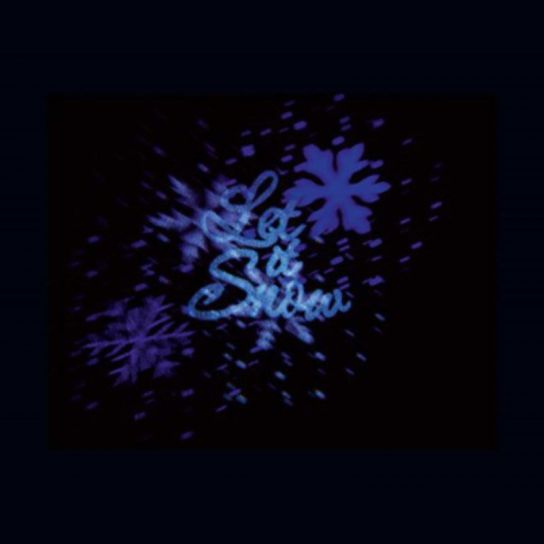 10x8cm Snowflake Path Projector with Blue-White LEDs