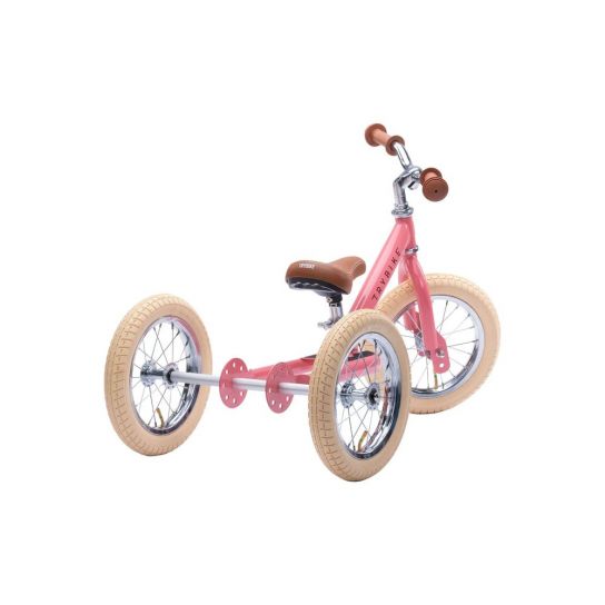 Trybike Steel 2 In 1 Balance Trike Vintage Pink