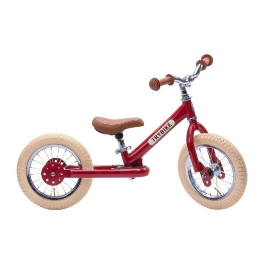 Trybike Steel 2 In 1 Balance Trike Vintage Red