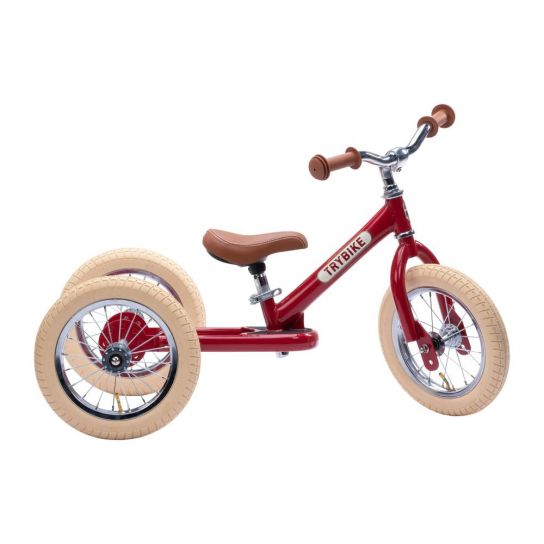 Trybike Steel 2 In 1 Balance Trike Vintage Red
