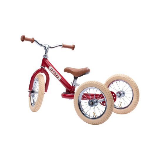 Trybike Steel 2 In 1 Balance Trike Vintage Red